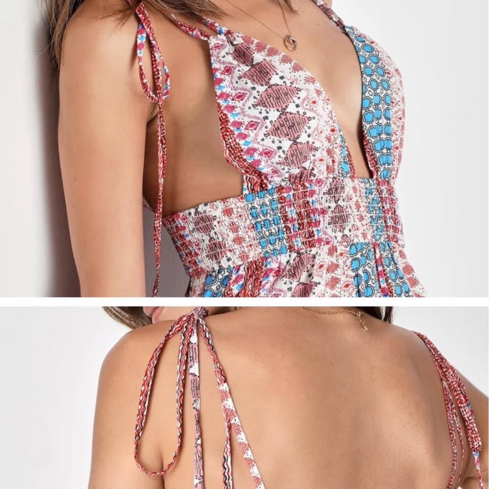 Lulu's Multicolor Patterned Dress - Picture 5 of 9
